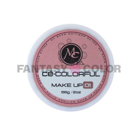 ACRILICOS MAKE UP CÉ-COLORFUL 2 OZ - 5 TONOS DISPONIBLES-