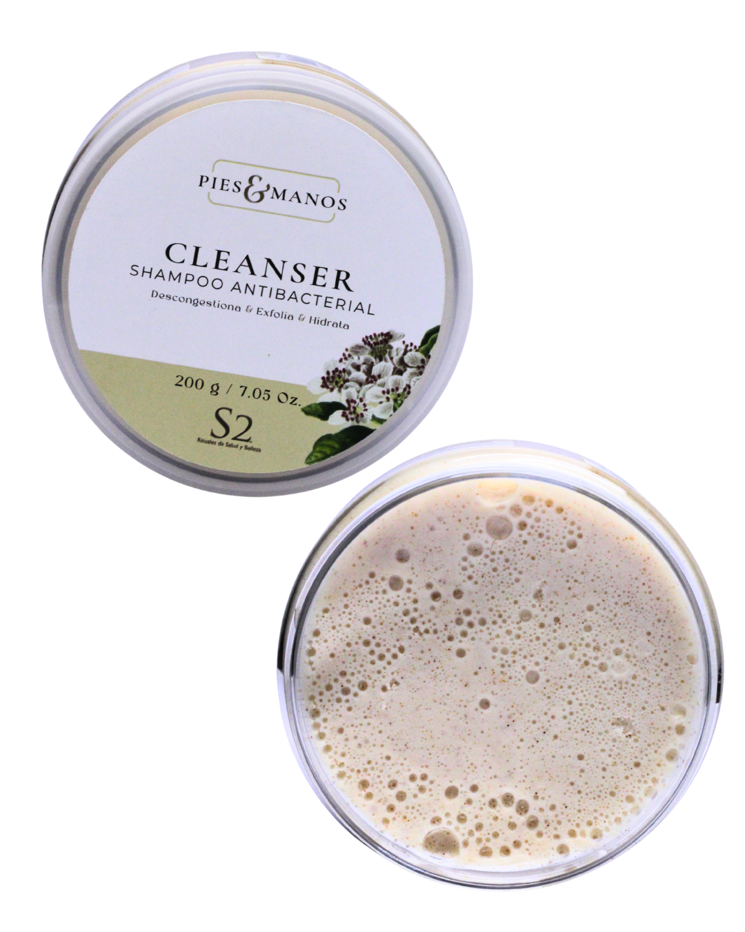 CLEANSER SHAMPOO ANTIBACTERIAL 200 GR S2