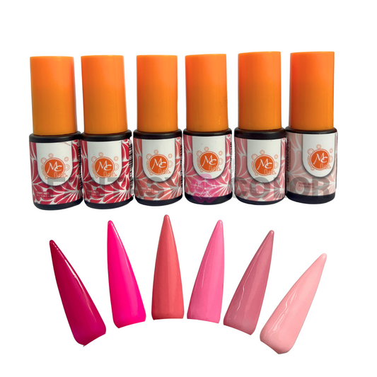 COLECCIÓN DE 6 GELES TALAVERA MC - ROSA