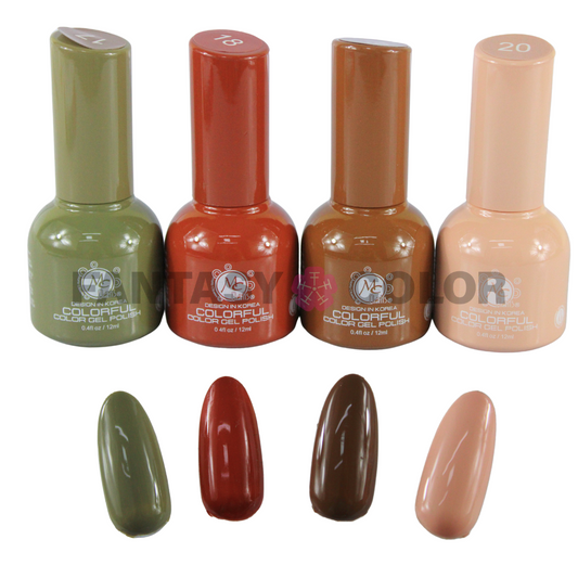 Colección "E" COLORFUL MC NAILS - 3 PASOS