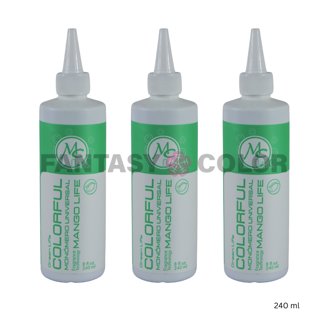 SET DE 3 MONOMEROS COLORFUL MANGO 240 ML