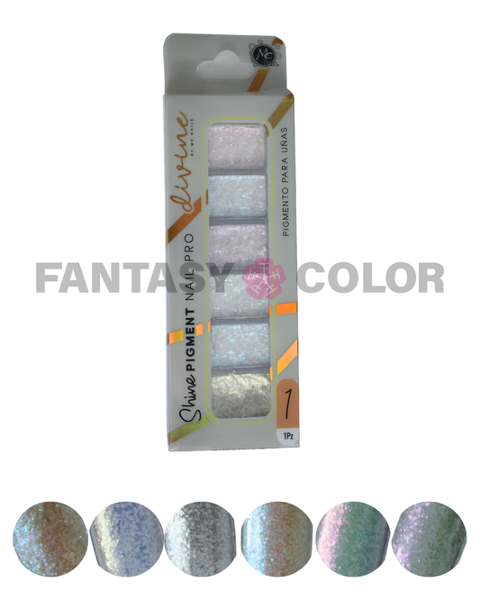 EFECTO SHINE PIGMENT DIVINE MC NAILS - 7 VARIANTES
