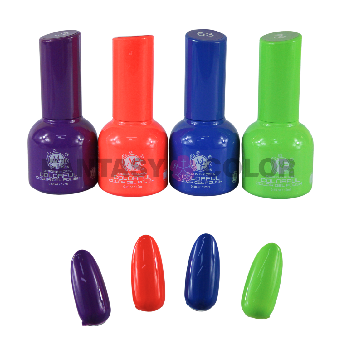 Colección "P" COLORFUL MC NAILS - 3 PASOS