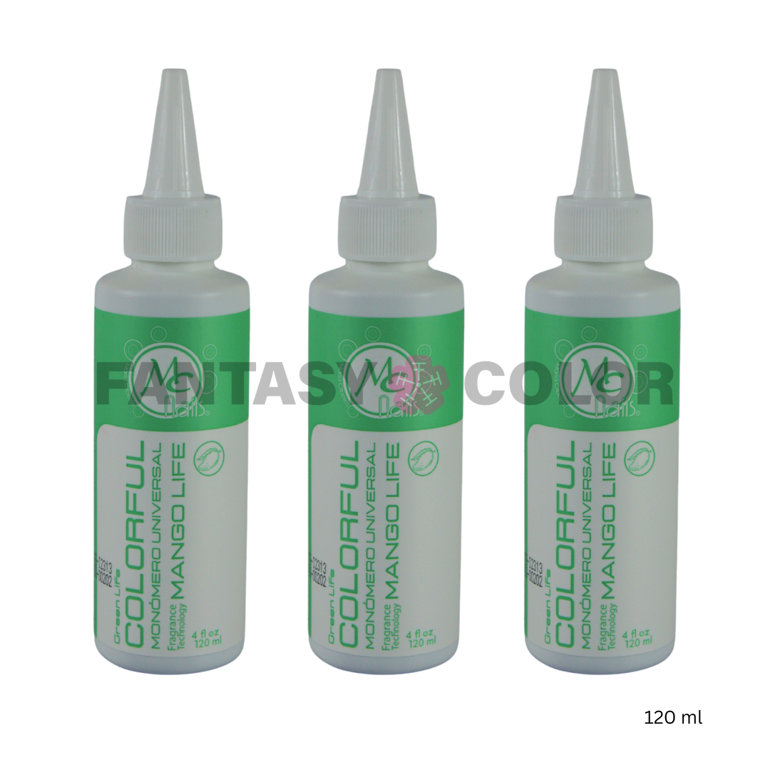 SET DE 3 MONOMEROS COLORFUL MANGO 120 ML