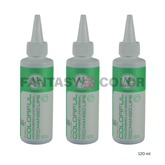 SET DE 3 MONOMEROS COLORFUL MANGO 120 ML