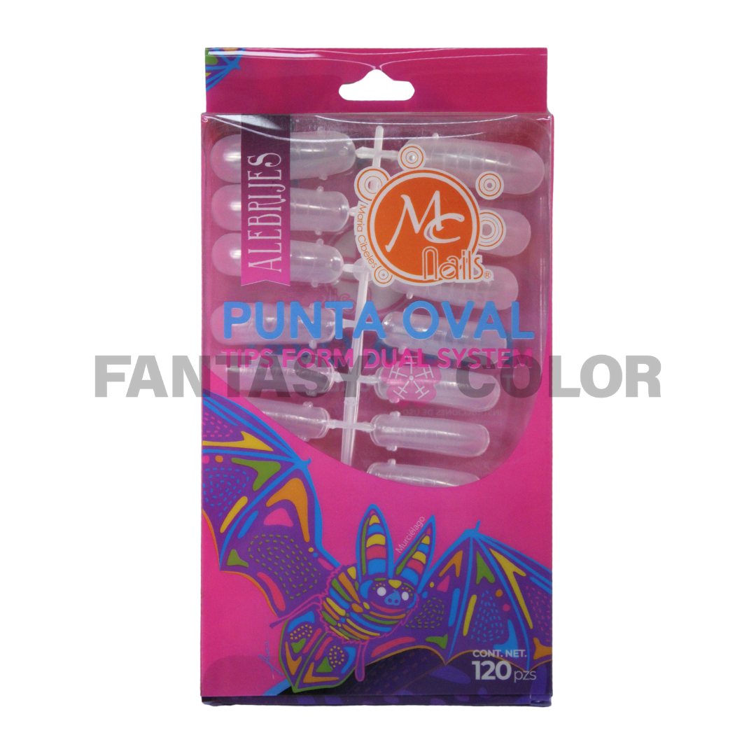 TIPS FORM DUAL SYSTEM PUNTA OVAL MC NAILS