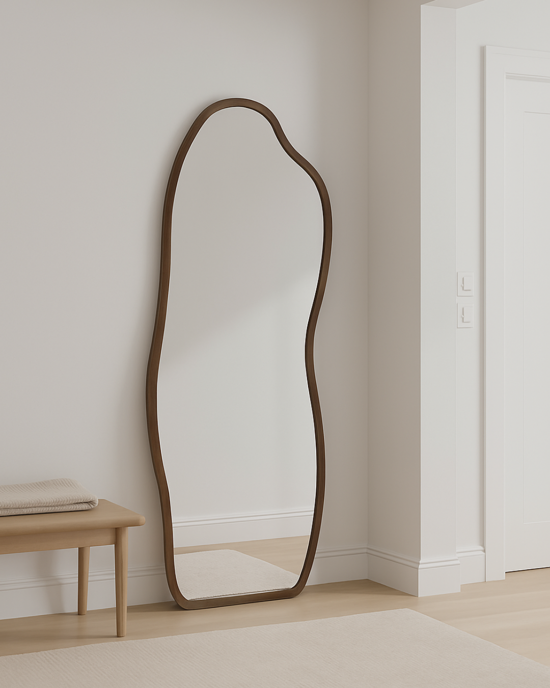 Espejo cuerpo completo para Decoración Interior con Forma Única y Diseño Moderno