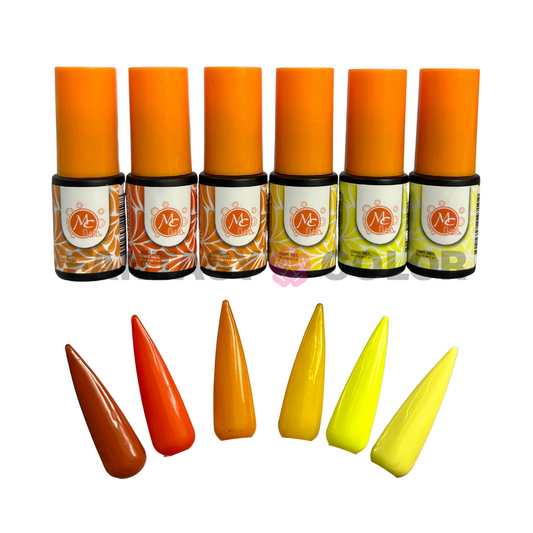 COLECCIÓN DE 6 GELES TALAVERA MC - AMARILLO