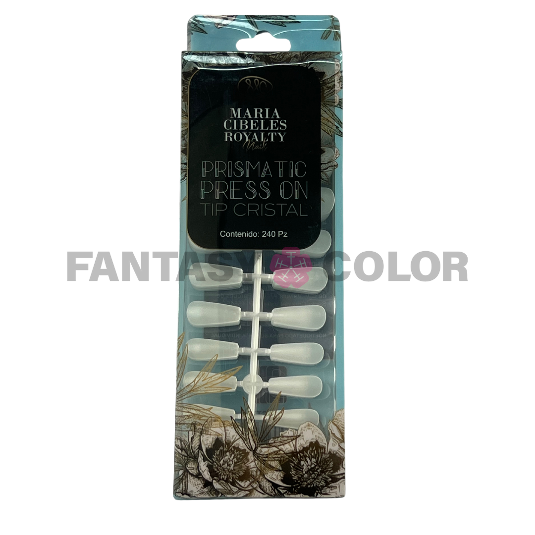 TIP PRESS ON PRISMA TIC CRISTAL 240 PZ MARIA CIBELES