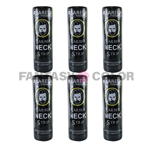 SET 6 CUELLERA BAREGK NEGRA 5 ROLLOS C/U