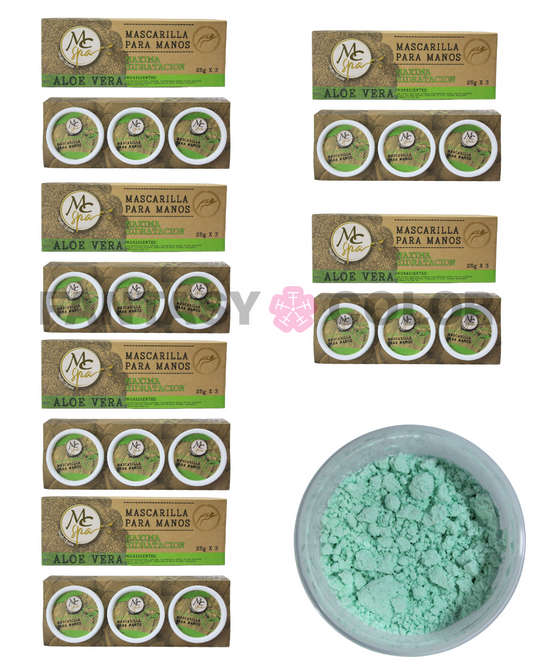 SET DE 6 MASCARILLA PARA MANOS MC SPA - 3 VARIANTES