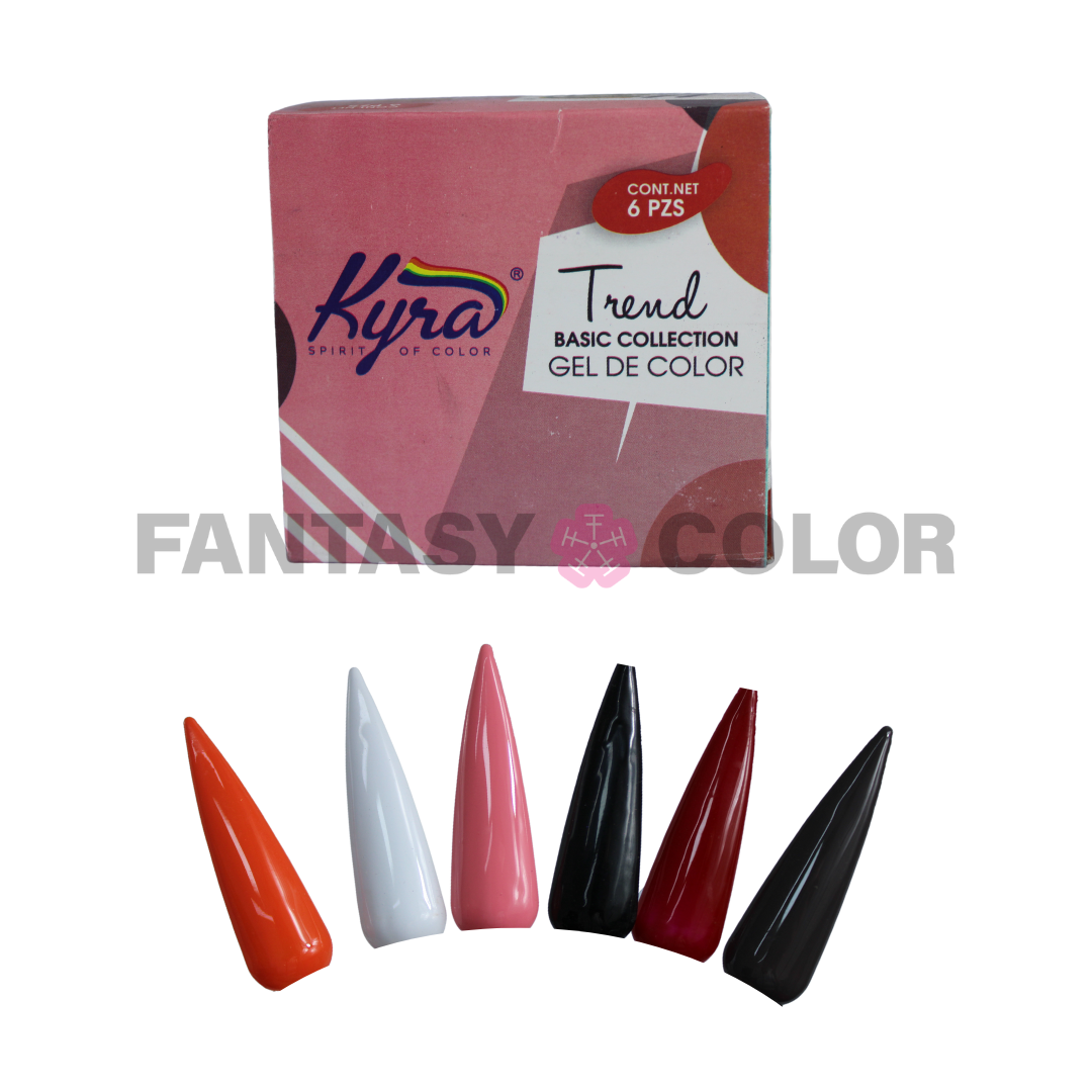 COLECCION GELES KYRA - 9 DIFERENTES
