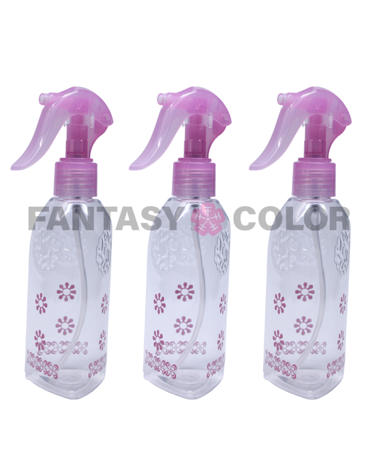 SET DE 3 ATOMIZADOR ROSA FLOR BS-073 FANTASY COLOR
