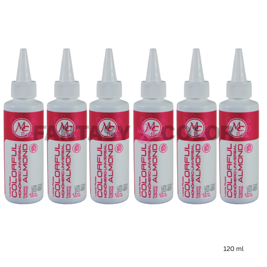 SET DE 6 MONOMEROS COLORFUL ALMOND 120 ML
