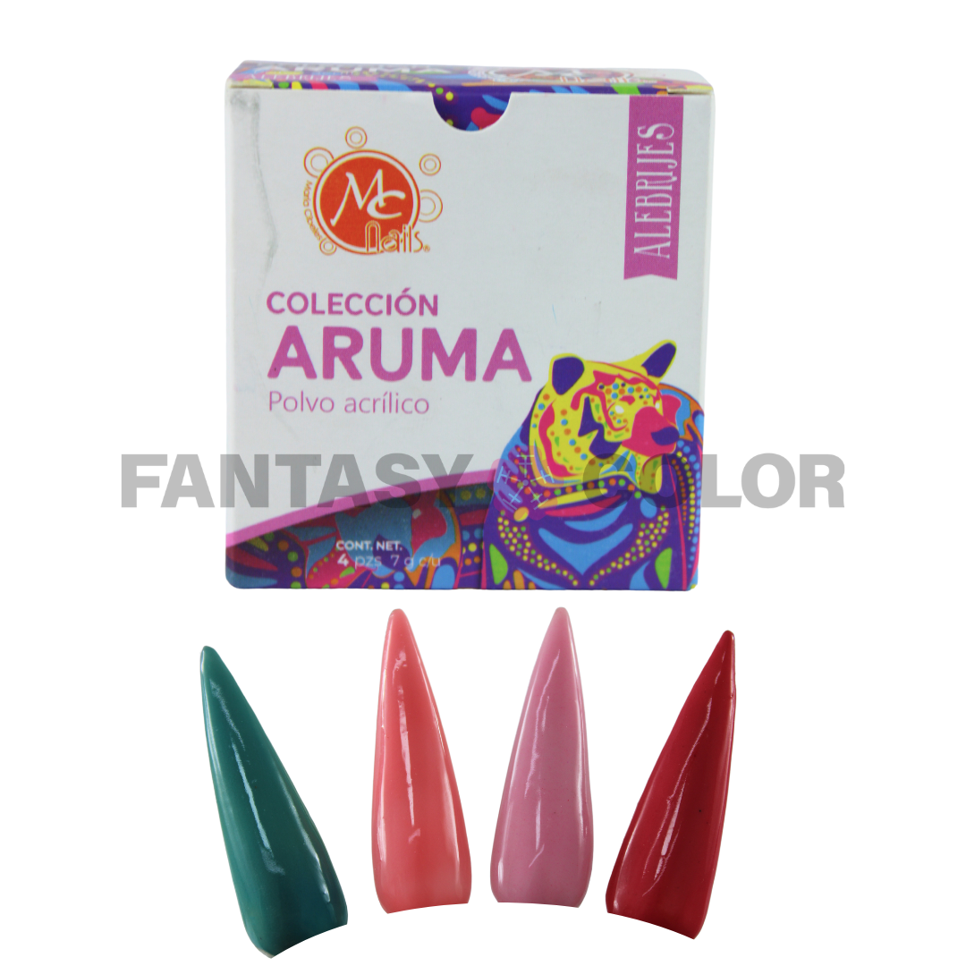 ARUMA COLECCIÓN 4 ACRILICOS - MC NAILS