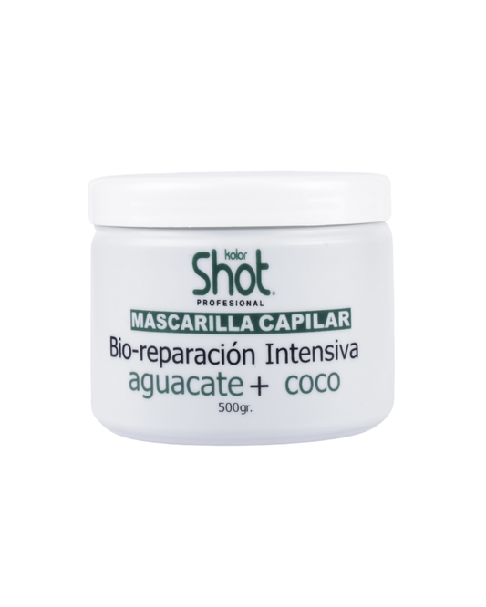 BIO REPARACIÓN INTENSIVA AGUACATE+COCO MASCARILLA 500 GR KOLOR SHOT
