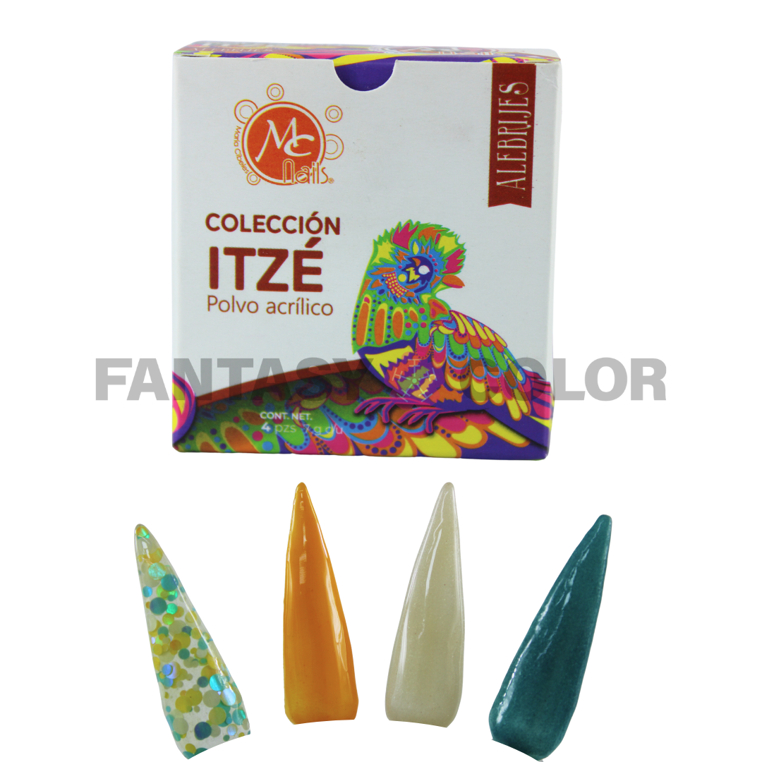 ITZE COLECCIÓN 4 ACRILICOS - MC NAILS