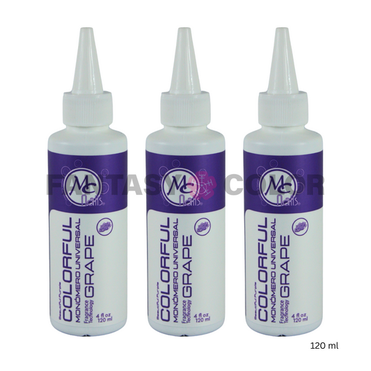 SET DE 3 MONOMEROS COLORFUL GRAPE 120 ML