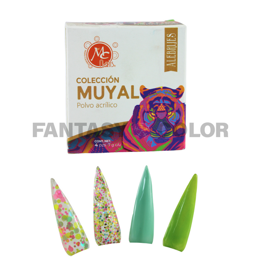 MUYALI COLECCIÓN 4 ACRILICOS - MC NAILS
