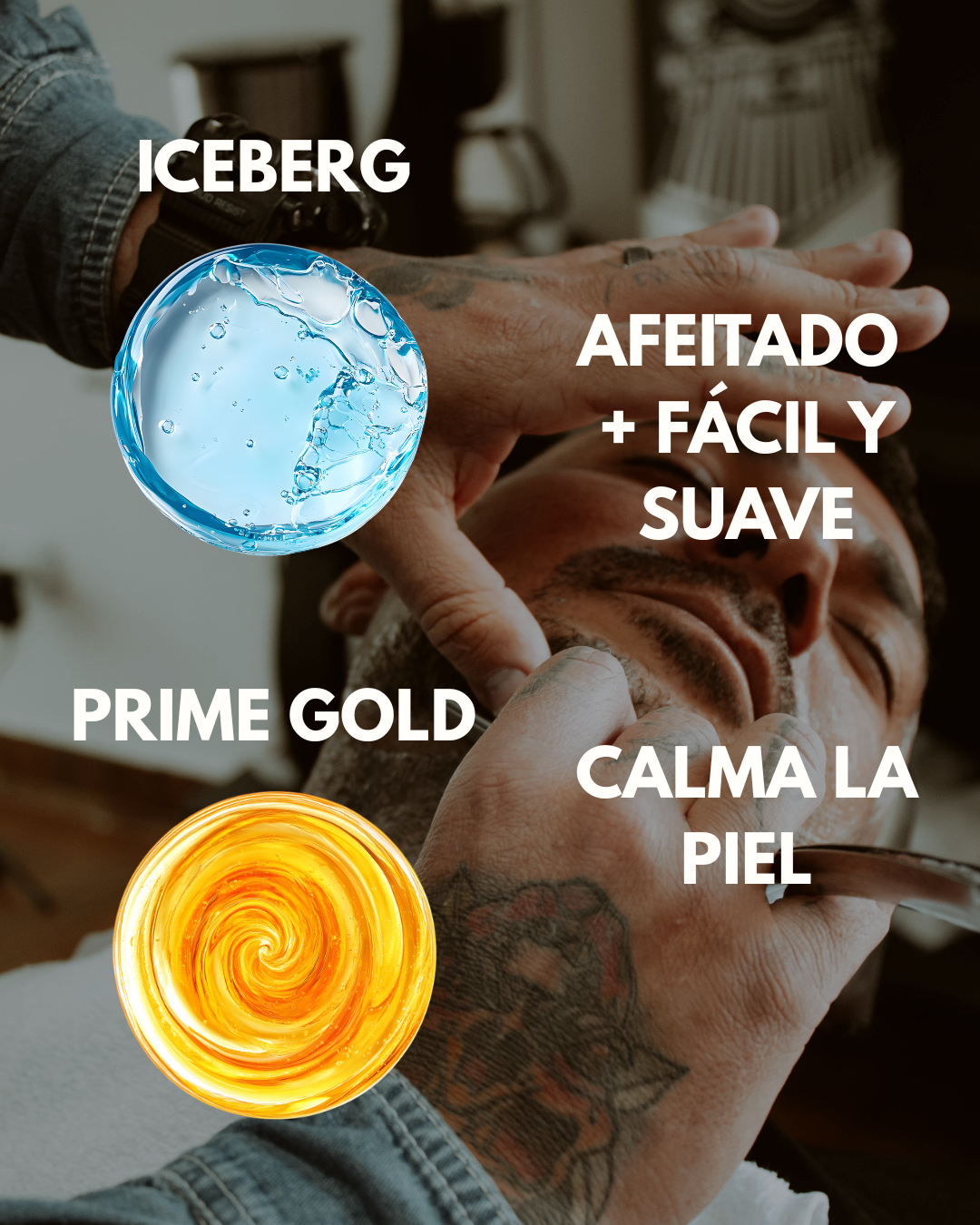 SHAVING GEL 1000 ML LORENTI- ICEBERG/PRIME GOLD