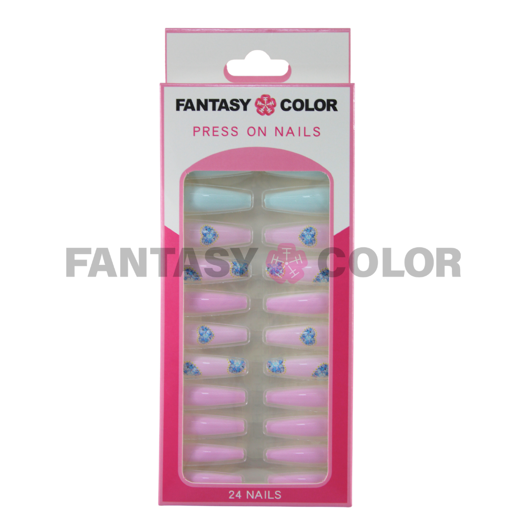 TIPS DECORADOS PRESS ON FANTASY COLOR