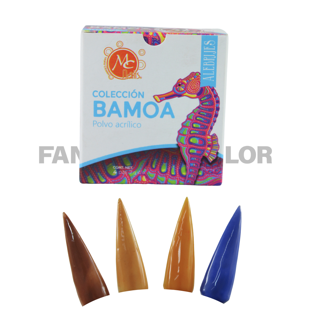 BAMOA COLECCIÓN 4 ACRILICOS - MC NAILS