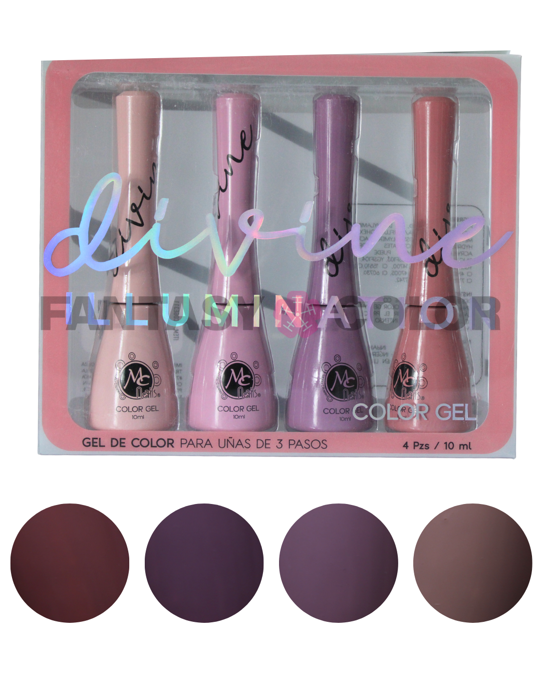 COLECCIONES DE GELES DIVINE MC NAILS- 11 DIFERENTES