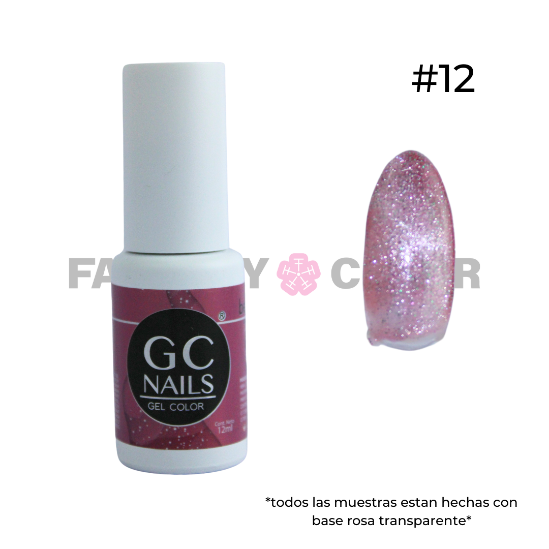 GEL EFECTO OJO DE GATO (20 TONOS DISPONIBLES) GC NAILS