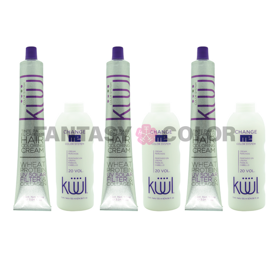 SET DE 3 MAYOREO TINTE KUUL