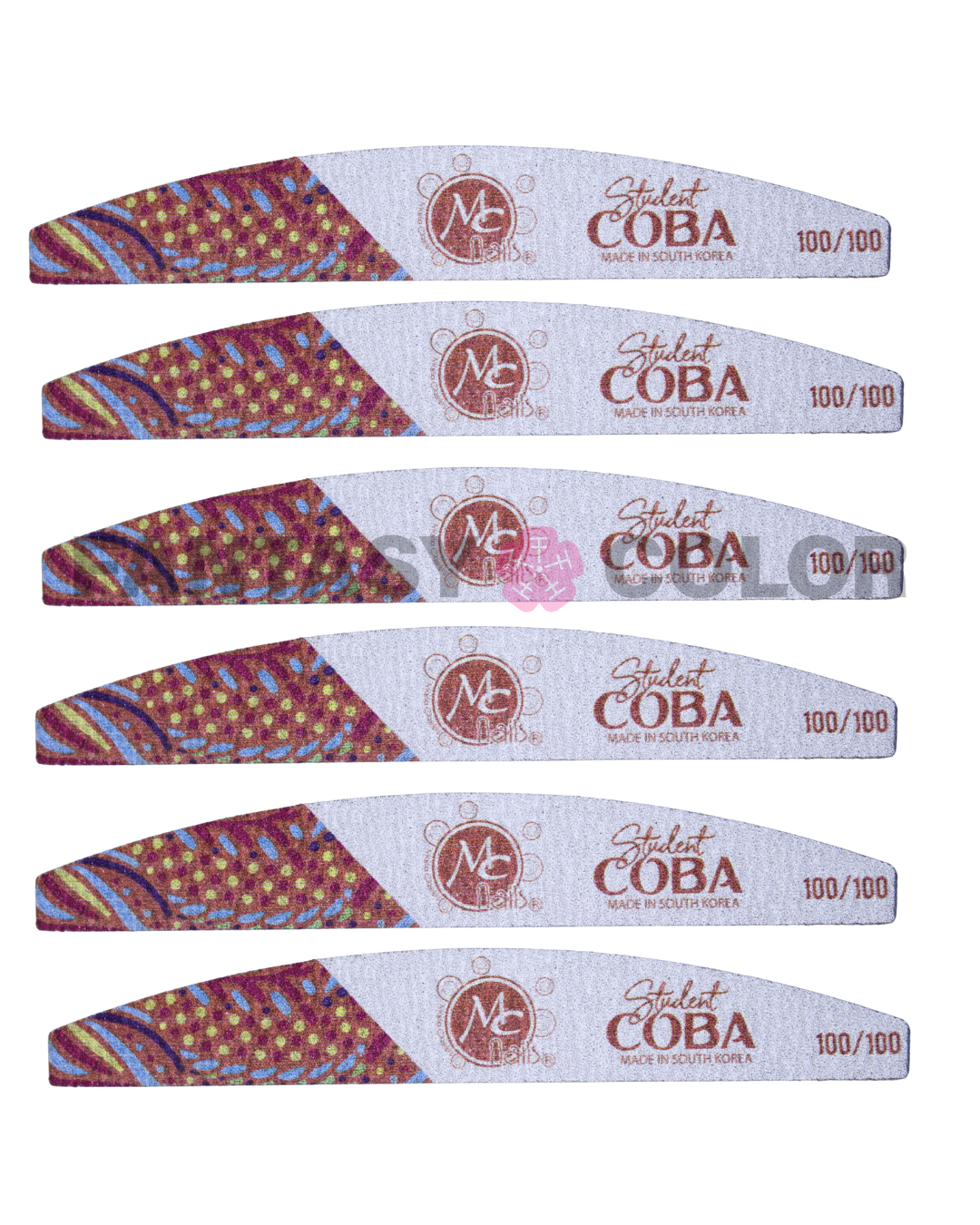 SET DE 6 LIMA STUDENT 100/100 MC NAILS