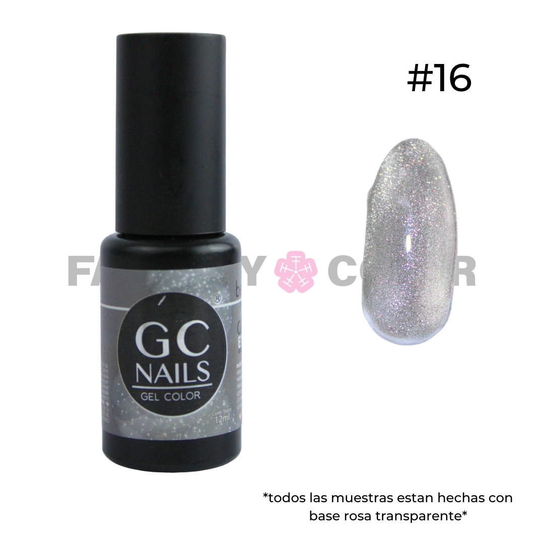 GEL EFECTO OJO DE GATO (20 TONOS DISPONIBLES) GC NAILS