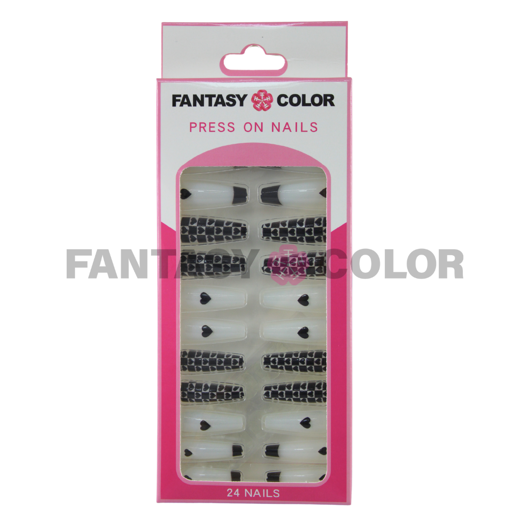 TIPS DECORADOS PRESS ON FANTASY COLOR