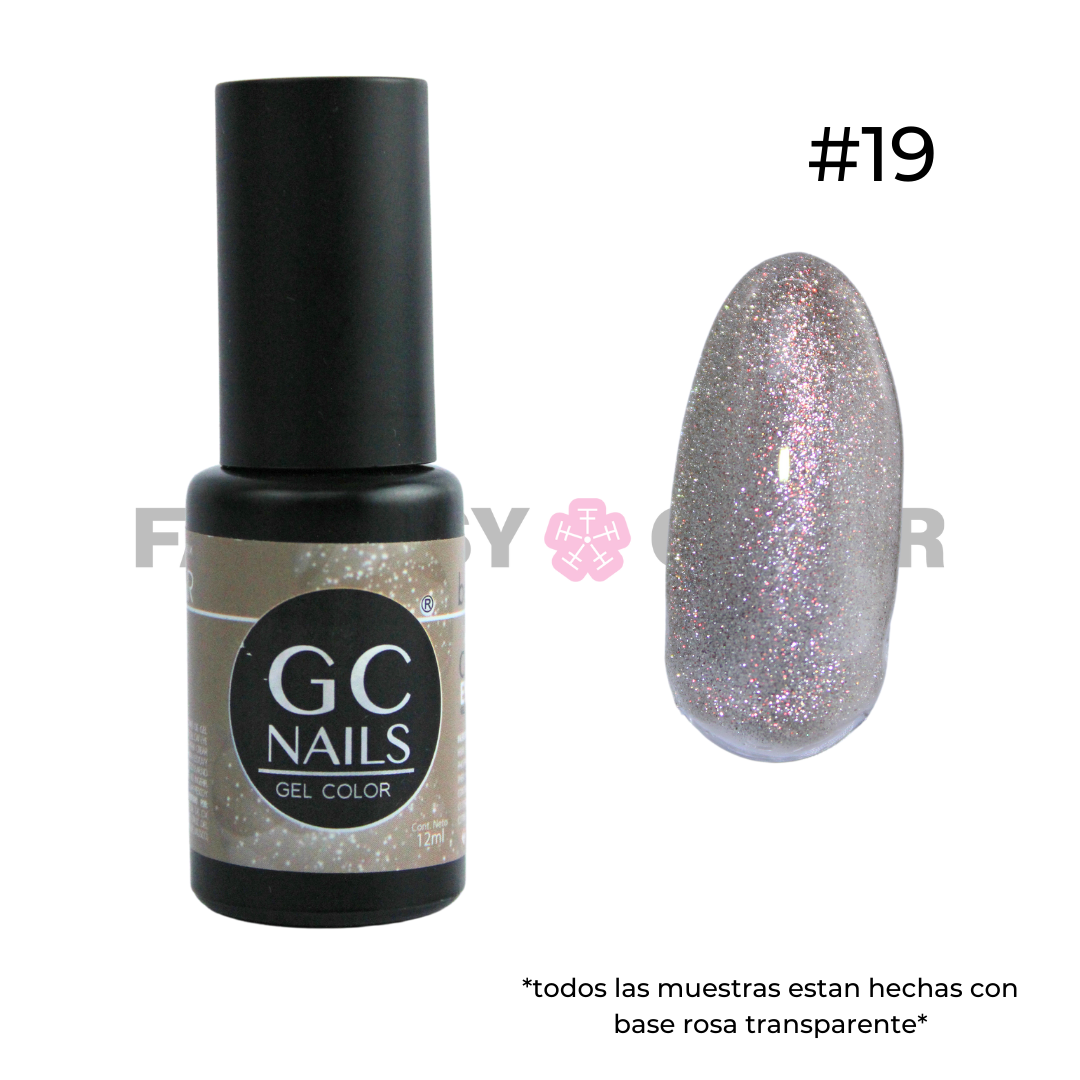 GEL EFECTO OJO DE GATO (20 TONOS DISPONIBLES) GC NAILS