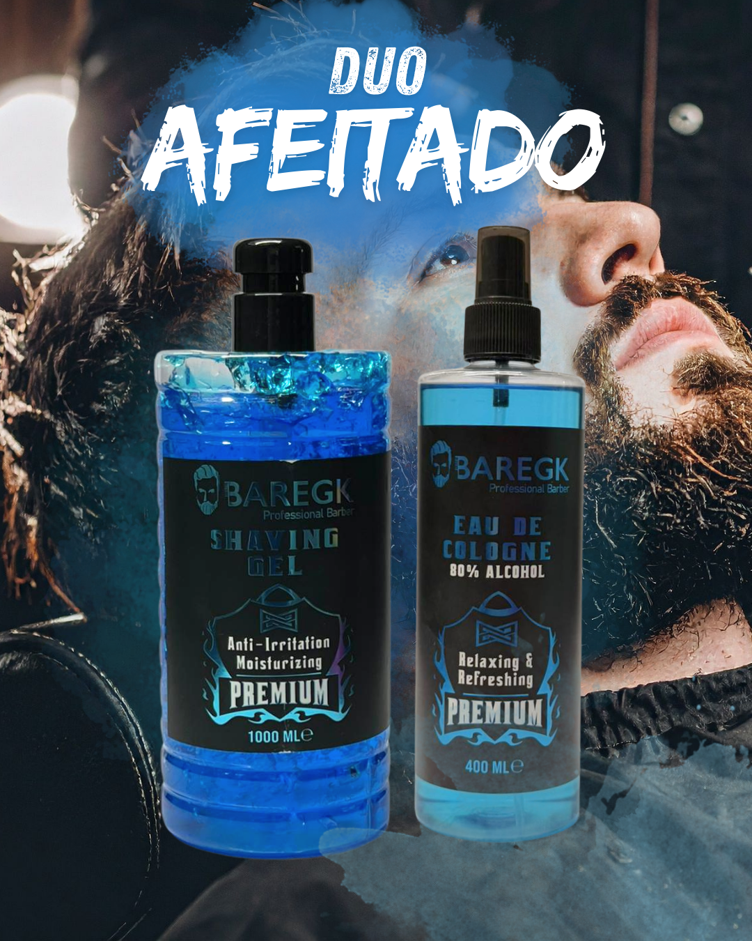 DUO AFEITADO BAREGK SHAVING GEL + AFETR SHAVE