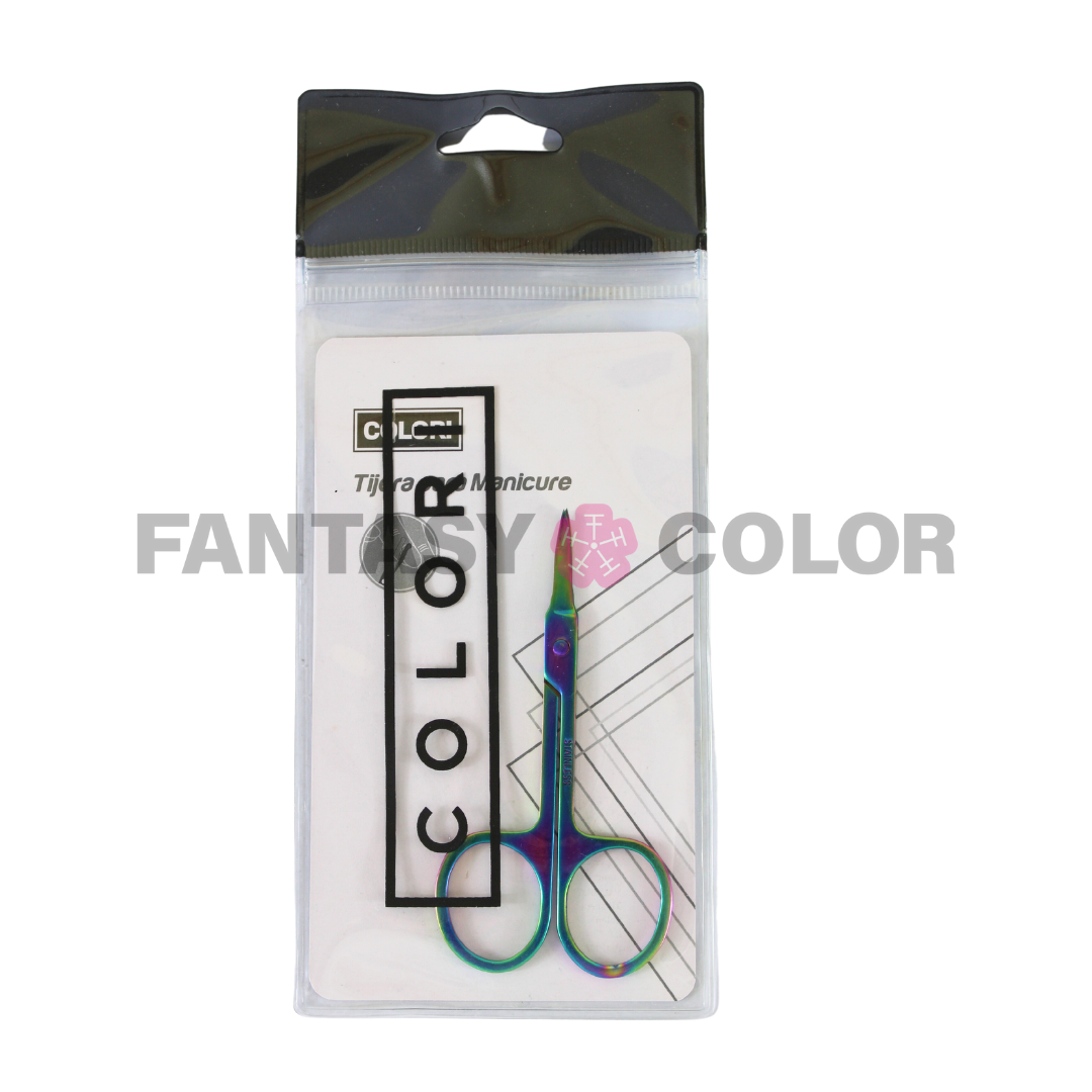 TIJERA PARA CUTICULA COLORI