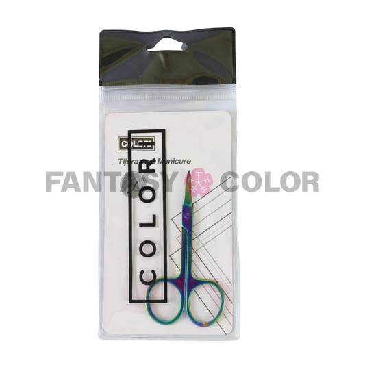 TIJERA PARA CUTICULA COLORI