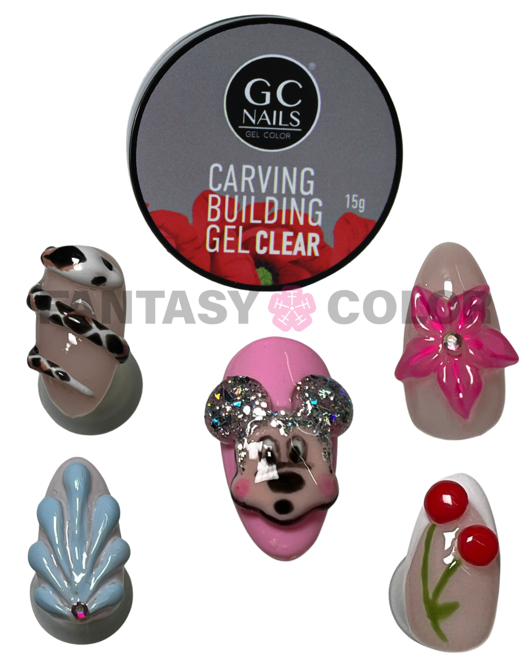 GEL SOLIDO TRANSPARENTE GC NAILS