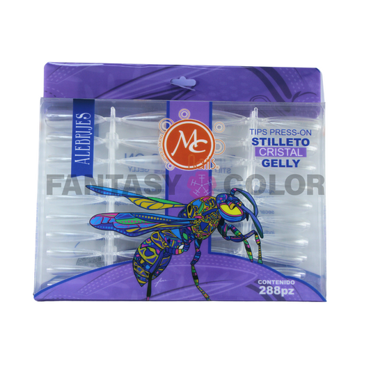 TIPS PRESS ON PUNTA STILETTO 288 PZ MC NAILS