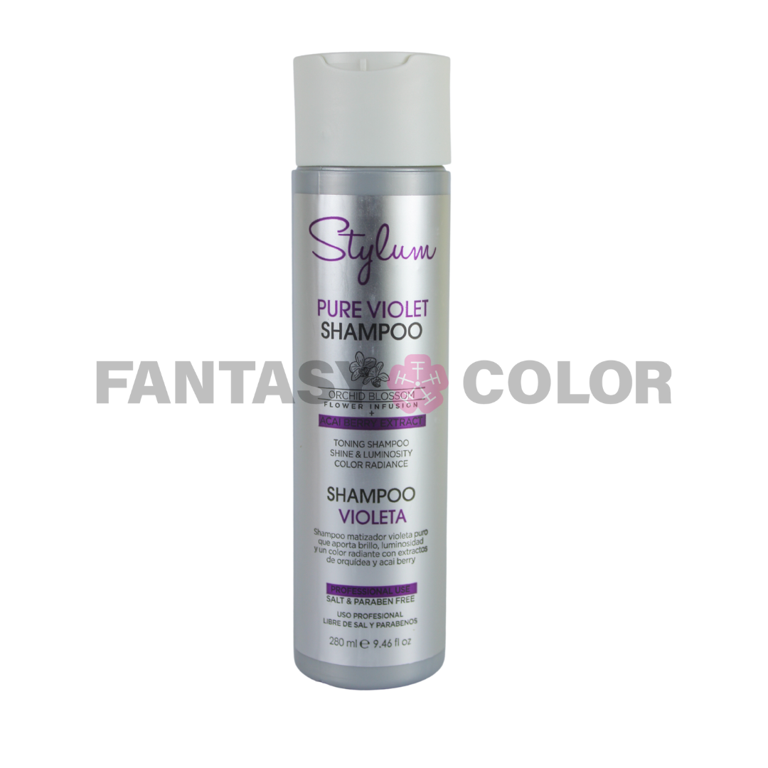 SHAMPOOO MATIZADOR VIOLETA - RADIANTE Y PROTECCIÓN STYLUM