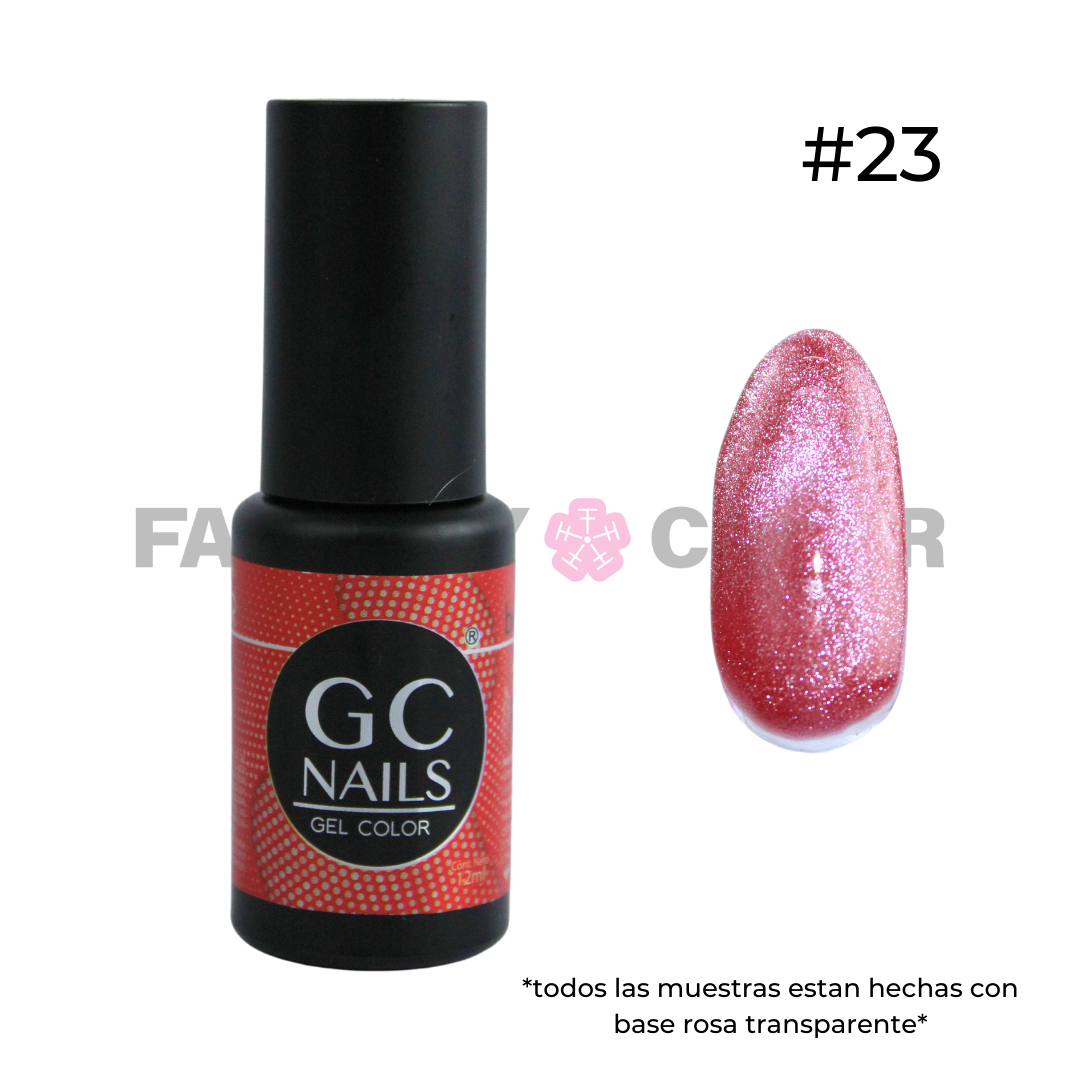 GEL EFECTO OJO DE GATO (20 TONOS DISPONIBLES) GC NAILS
