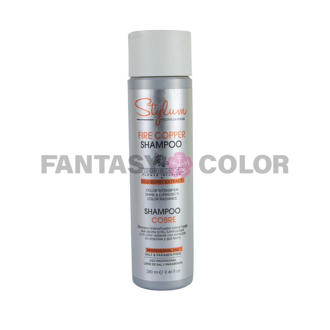 SHAMPOOO MATIZADOR COBRE - RADIANTE Y PROTECCIÓN STYLUM