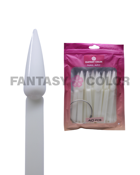 MUESTRARIO 40 PZ NATURAL PUNTA DE LANZA FANTASY COLOR