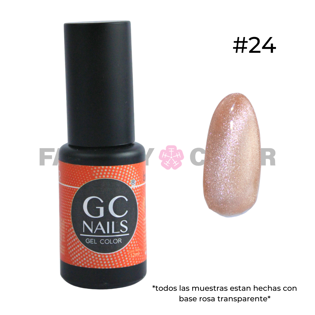 GEL EFECTO OJO DE GATO (20 TONOS DISPONIBLES) GC NAILS