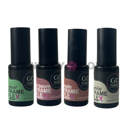 SET DE 4 GEL FRAME FLEX (GEL DE ESTRUCTURA EN BROCHA) VARIADO