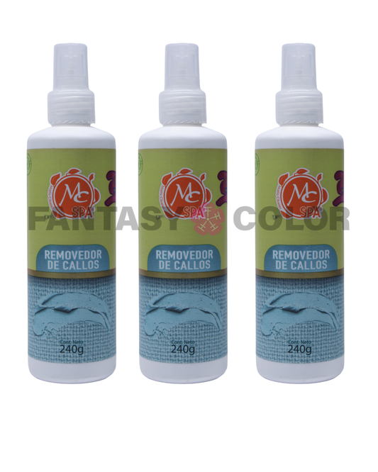 SET DE 3 REMOVEDOR DE CALLOS 240 GR MC NAILS
