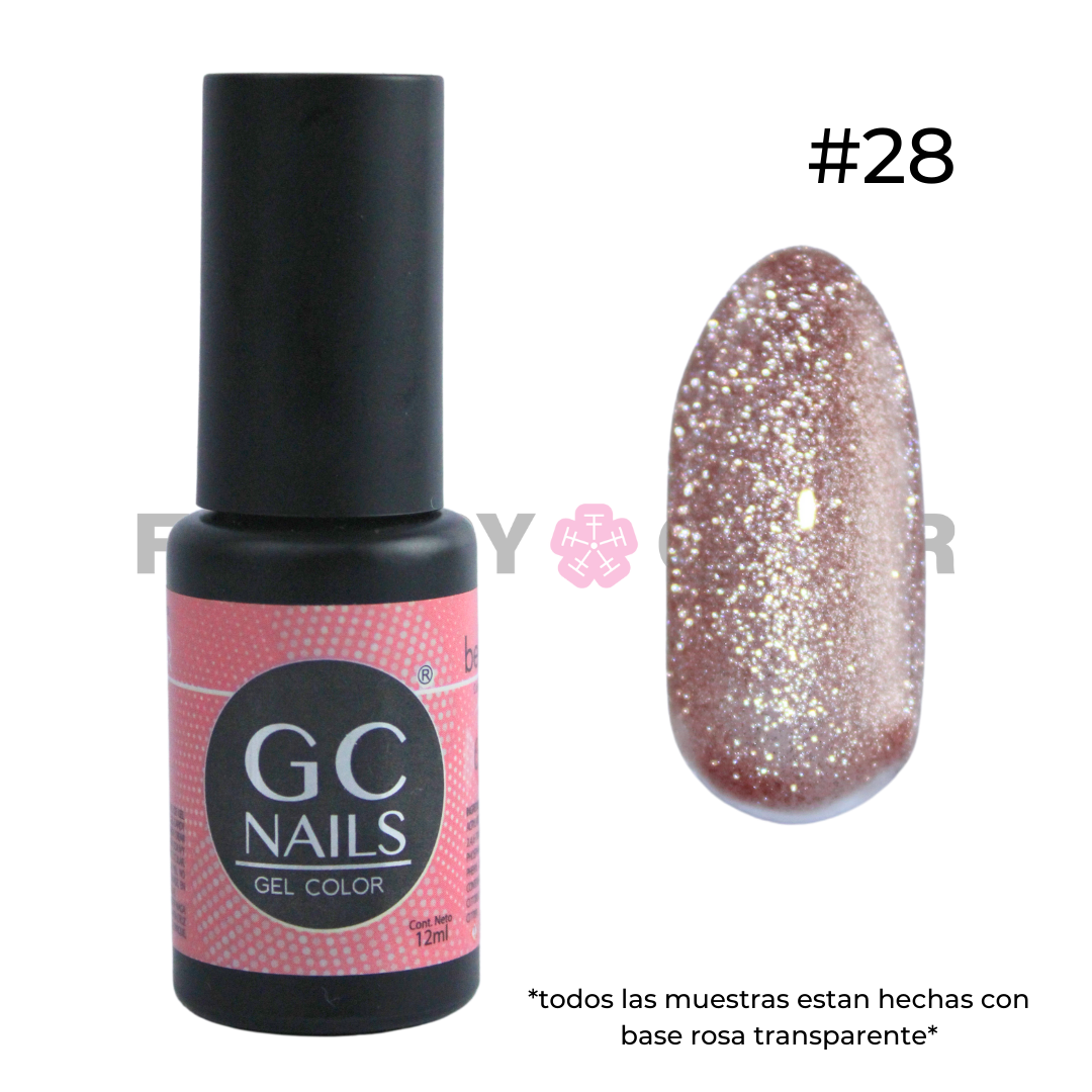 GEL EFECTO OJO DE GATO (20 TONOS DISPONIBLES) GC NAILS