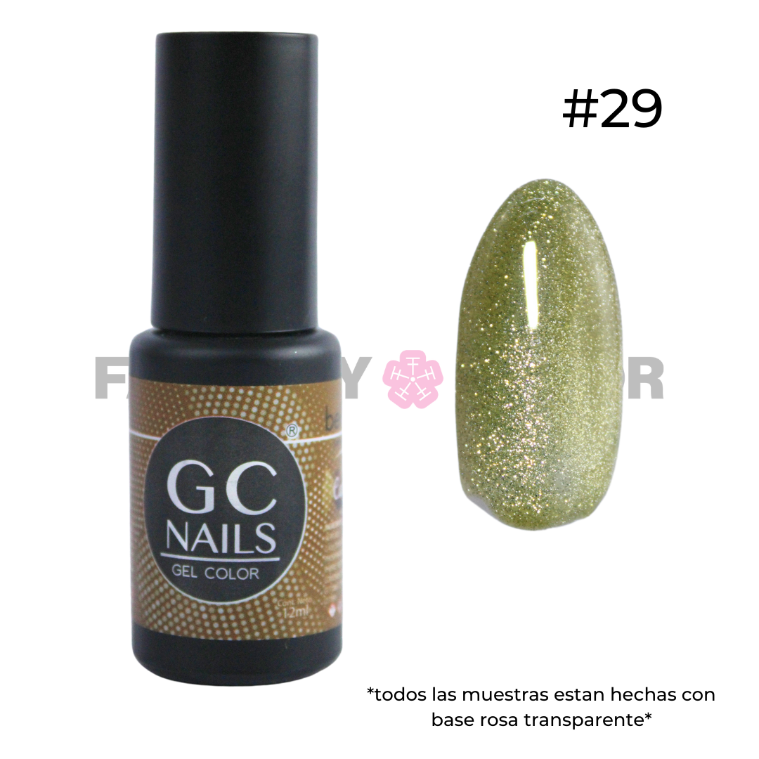 GEL EFECTO OJO DE GATO (20 TONOS DISPONIBLES) GC NAILS