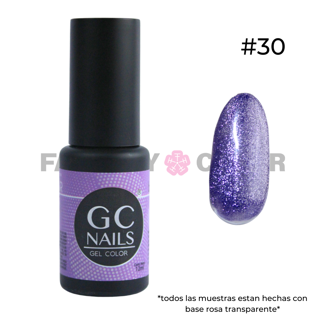 GEL EFECTO OJO DE GATO (20 TONOS DISPONIBLES) GC NAILS