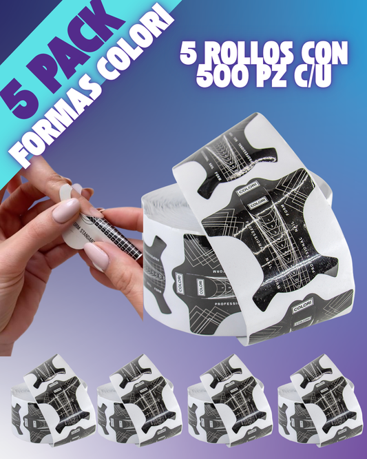 5 PACK FORMAS COLOR ESPECIAL