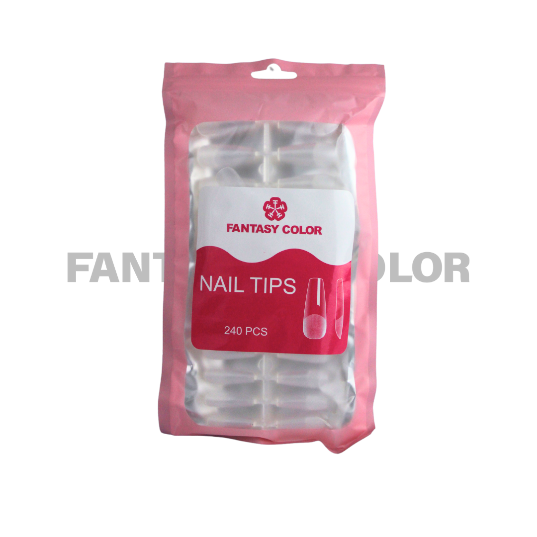 TIPS PRESS ON 240 PZ (5 PUNTAS DIFERENTES) FANTASY COLOR